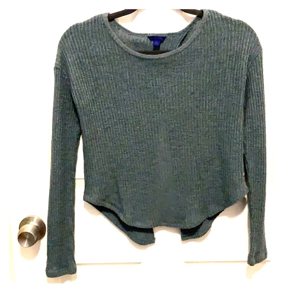 Aeropostale light open back sweater